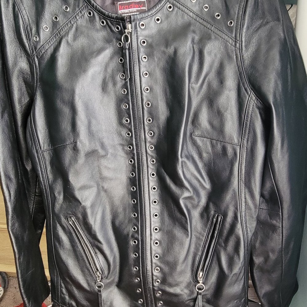 BRADLEY BAYOU leather jacket SIZE LARGE - Picture 9 of 10